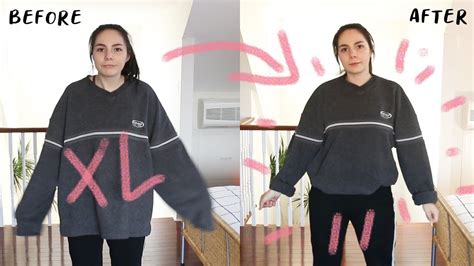 How do you fix a sweater that is too small?