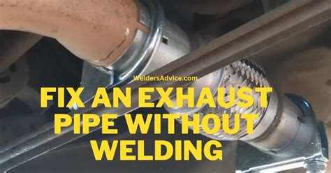 How do you fix a water pipe without welding?