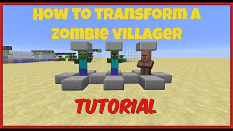 How do you fix a zombie villager?