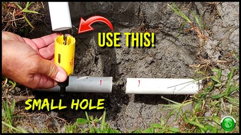 How do you fix an underground PVC pipe without digging?