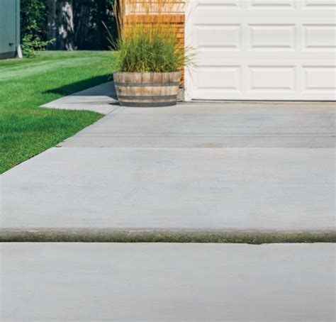 How do you fix an uneven concrete driveway?