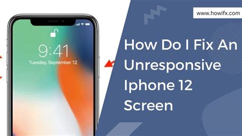 How do you fix an unresponsive iPhone screen after resetting it?