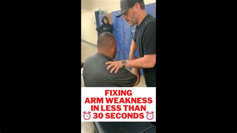 How do you fix arm weakness?
