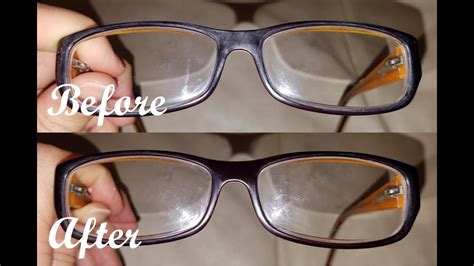 How do you fix coating on glasses?