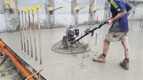 How do you fix concrete after rain?