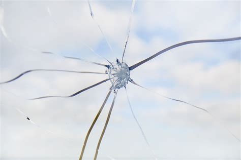 How do you fix cracked glass?