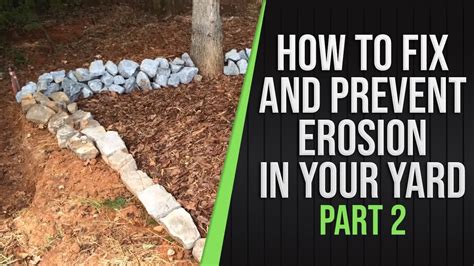 How do you fix erosion?