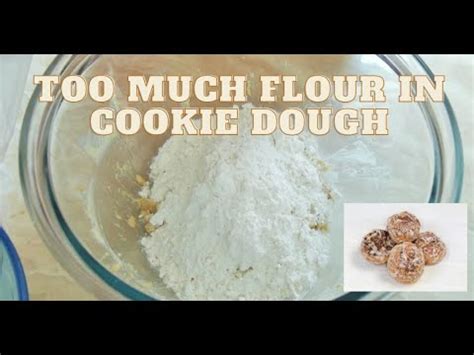 How do you fix floury cookies?