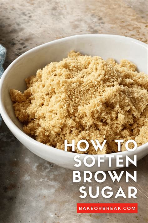 How do you fix hard brown sugar?