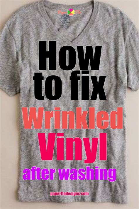 How do you fix melted vinyl on a shirt?