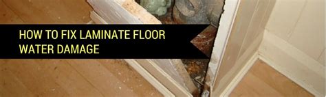 How do you fix moisture under laminate flooring?