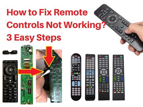 How do you fix remote control not responding?