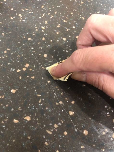 How do you fix scratches on concrete countertops?