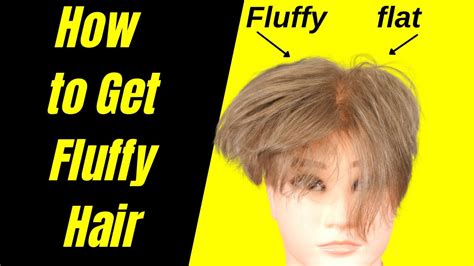 How do you flatten fluffy hair?