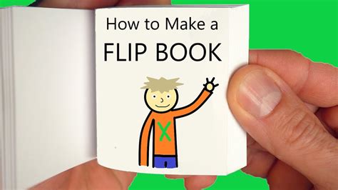 How do you flip a flip book?