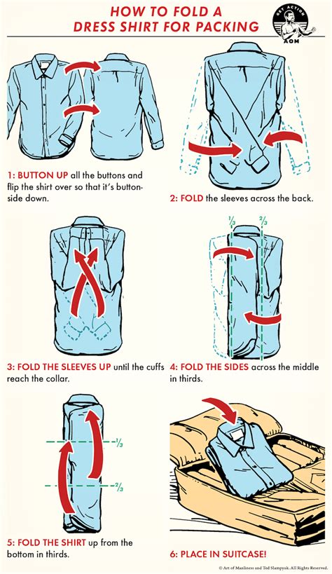 How do you fold a shirt?