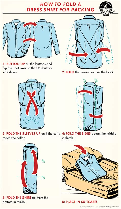How do you fold clothes upwards?