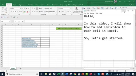 How do you format 3 semicolons in Excel?