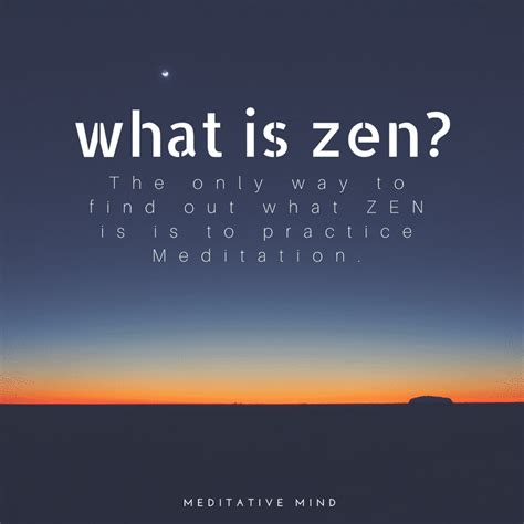 How do you get Zen in the morning?