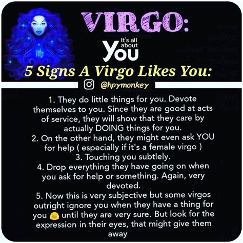 How do you get a Virgo to like you?