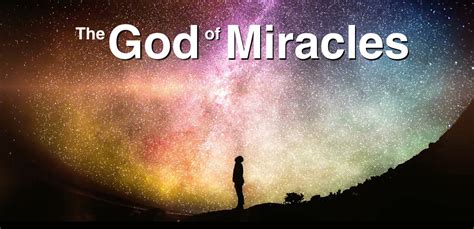 How do you get a miracle?