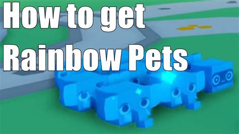 How do you get a rainbow pet?