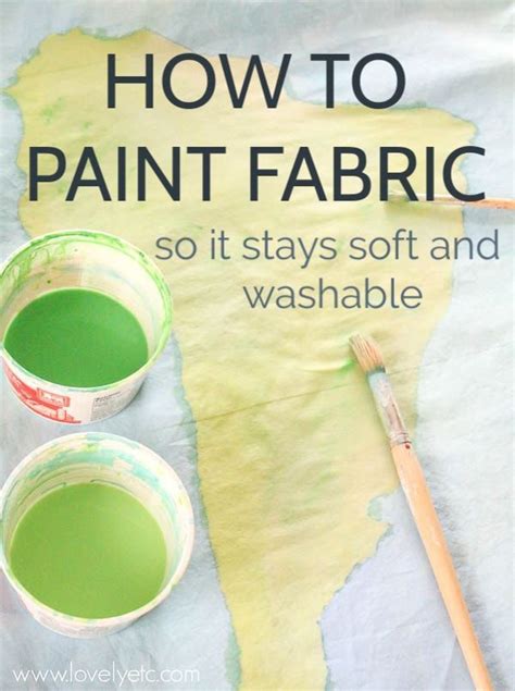 How do you get acrylic paint to stay on fabric?