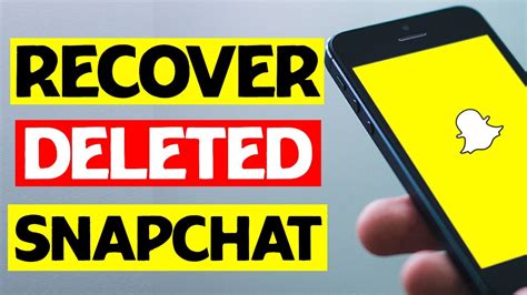 How do you get back deleted snaps?