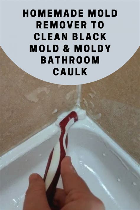 How do you get black mold off a toothbrush?