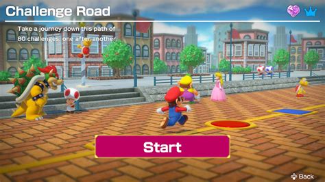 How do you get challenge road on Mario Party?