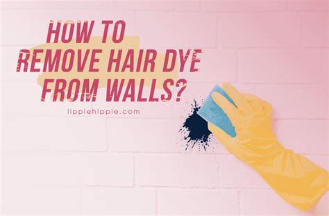 How do you get dye off painted walls?