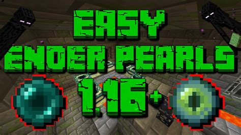 How do you get ender pearls in peaceful Minecraft?