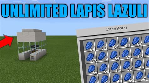 How do you get infinite lapis in Minecraft?