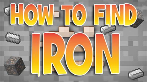 How do you get iron fast in Minecraft?