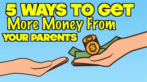 How do you get money from your parents?