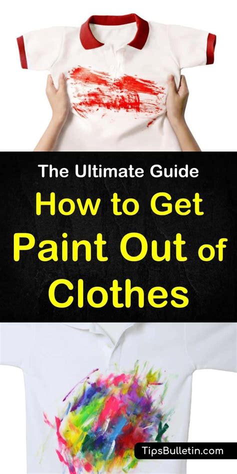 How do you get paint out of clothes in 5 minutes?