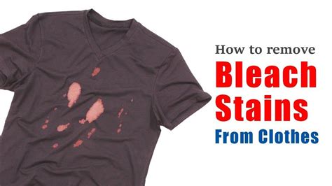 How do you get pink bleach stains out?