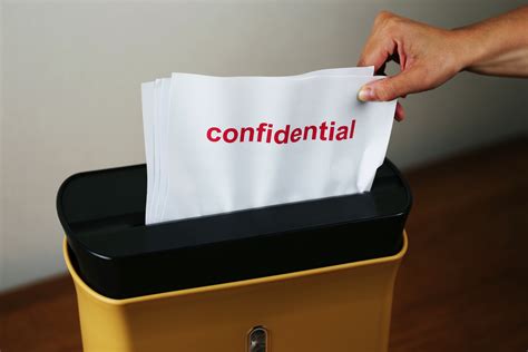 How do you get rid of confidential waste?