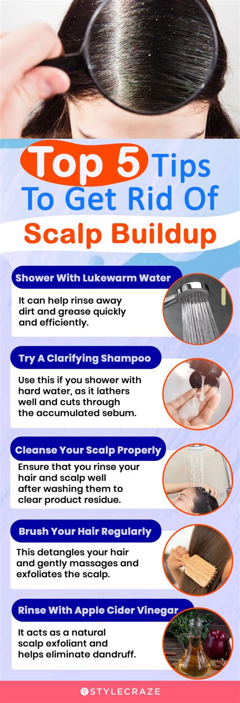 How do you get rid of scalp buildup?