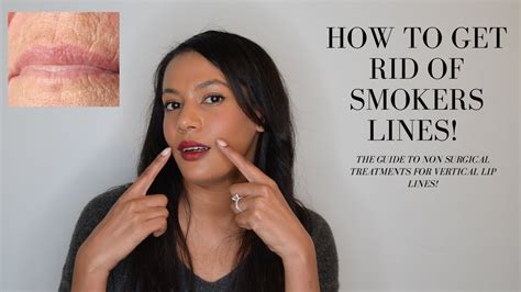 How do you get rid of smoker lips?