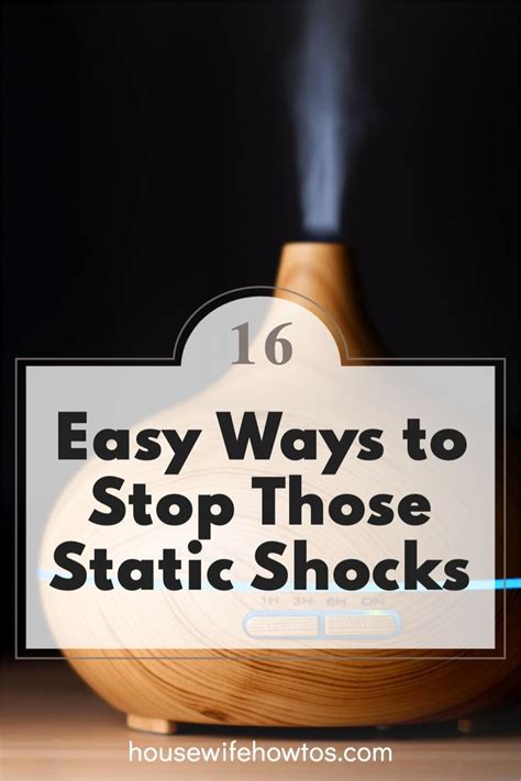 How do you get rid of static shocks?