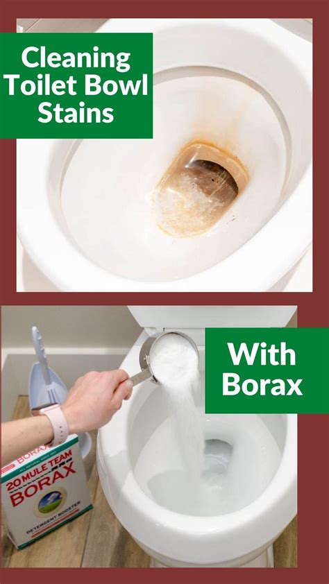 How do you get rid of toilet stains naturally?