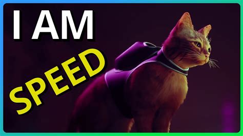 How do you get the I am speed achievement in Stray?