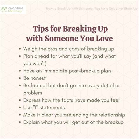 How do you get the courage to break up with someone?