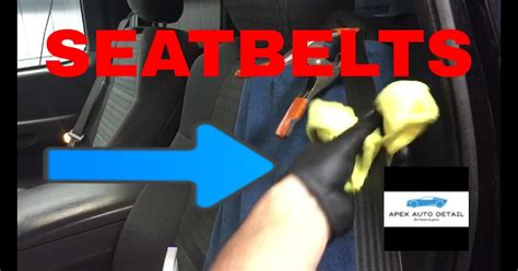 How do you get vomit smell out of seatbelts?