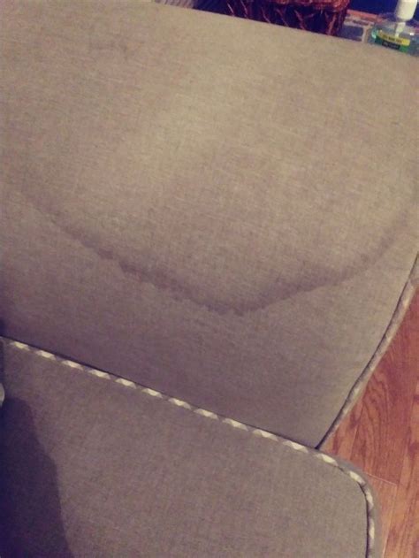 How do you get water stains out of a fabric couch UK?