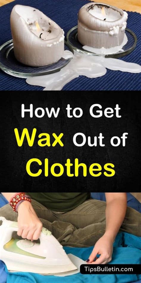 How do you get wax out of fabric Reddit?