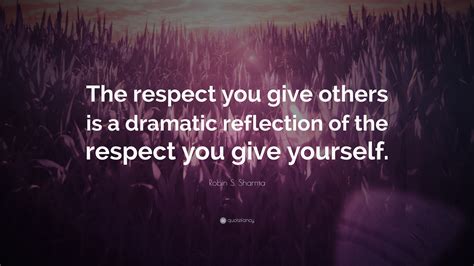How do you give yourself respect?