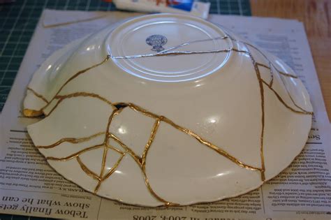 How do you glue broken china?