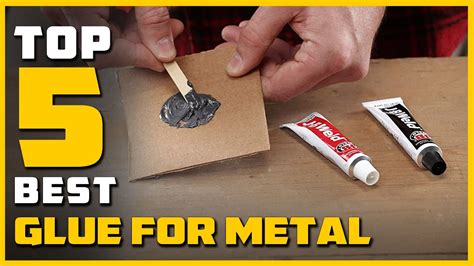 How do you glue metal screws to plastic?